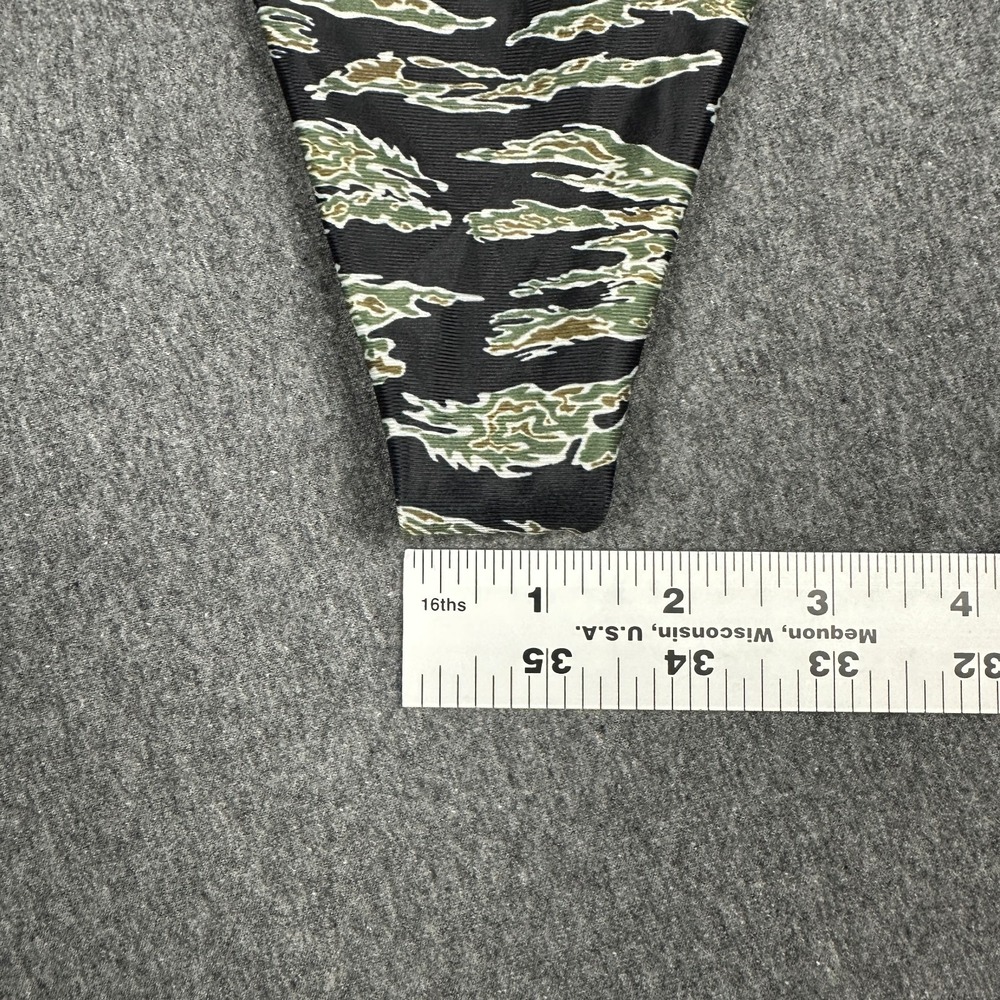 As*holes Live Forever Tiger Camo Thong Side-Tie G-String Bikini Bottom Panty OS - Picture 5 of 6